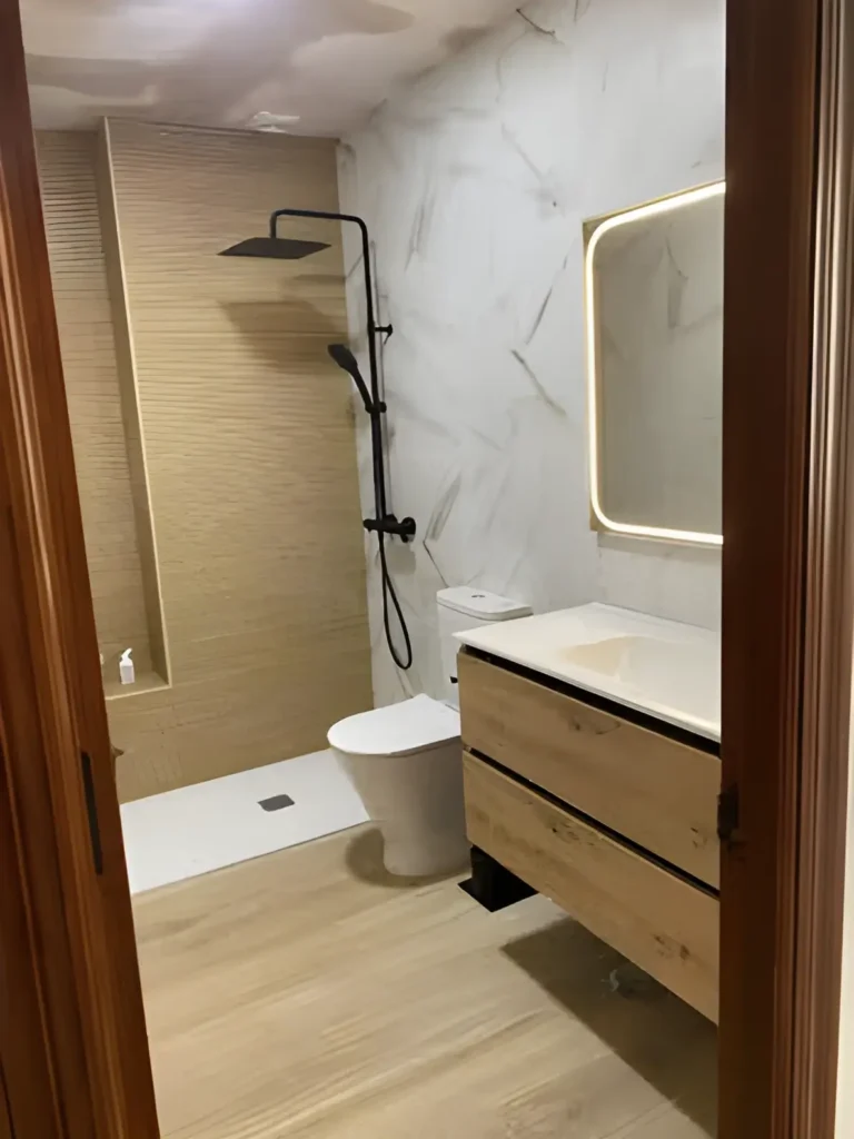 Reforma completa de baño realizada en Guadalajara